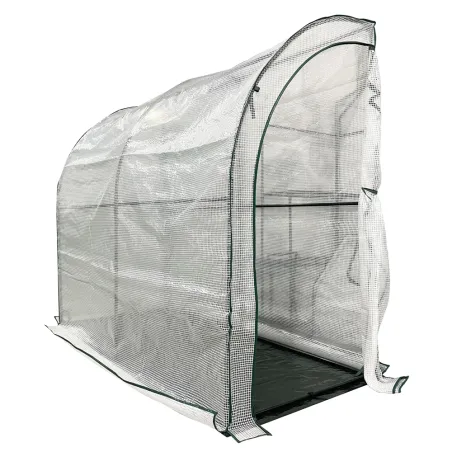 Serre murale adossée 80x200x160 cm pour balcon et jardin