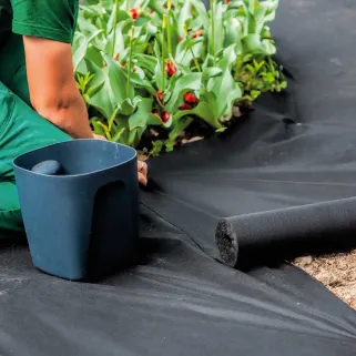 Toile de paillage 1,5m x 10m - Anti-mauvaises herbes