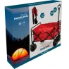 Chariot pliable robuste 96x61 cm - 80 kg - Roues freinables