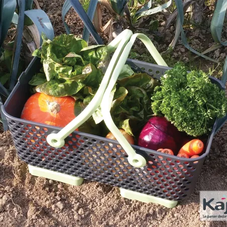 Panier récolte Kajo 15L - Pliable, empilable et perforé