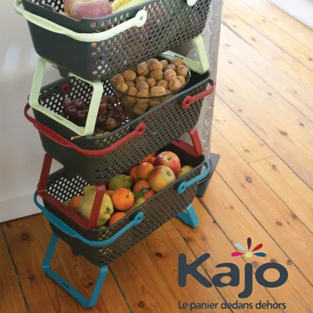 Panier récolte Kajo 15L - Pliable, empilable et perforé