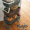 Panier récolte Kajo 15L - Pliable, empilable et perforé