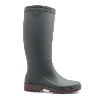 Bottes Cyclone PVC kaki antidérapantes 40-46