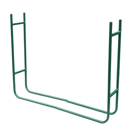 Support bois métallique 120x90x20 cm - Range bûches extérieur