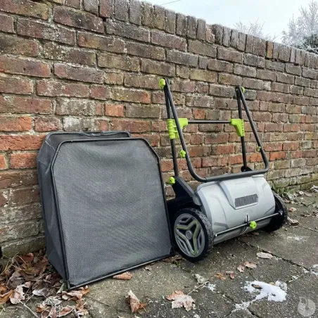 Ramasse-feuilles pro 3 brosses 53cm - bac 100L réglable