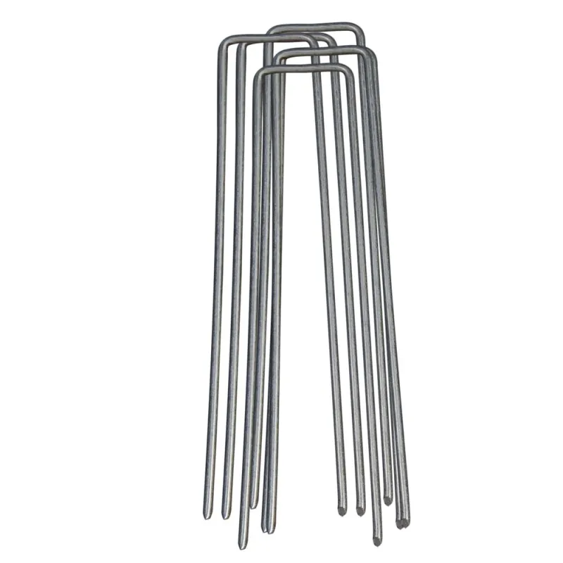 Lot de 10 agrafes pour toile de paillage jardin