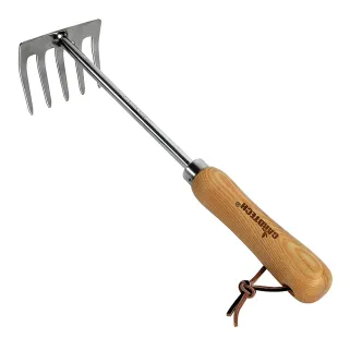 Râteau jardin acier/bois 33 cm - précis et maniable