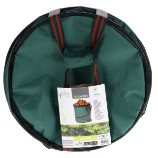 Sac à déchets jardin vert 48 cm - résistant et pliable