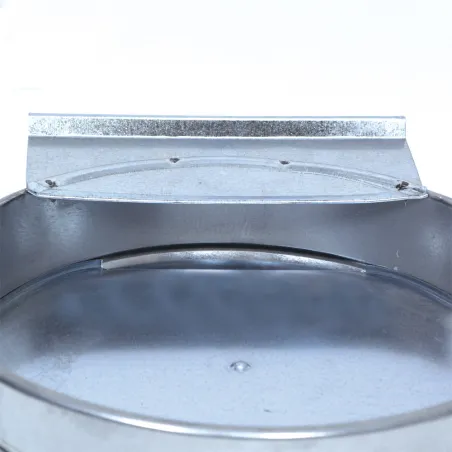 Abreuvoir galvanisé pour poules - Seau métal 7,5L