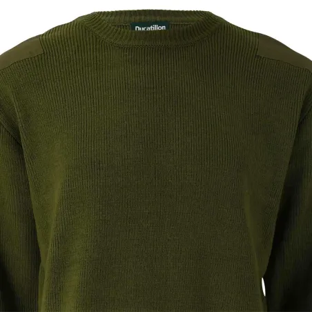 Pull commando kaki en acrylique - Taille 2XL