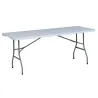 Table pliante résine 10 pers. 180x70cm - pieds métal
