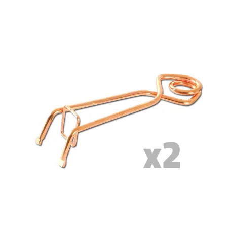 Pièges à taupe Putange - Lot de 2 en acier cuivré résistant