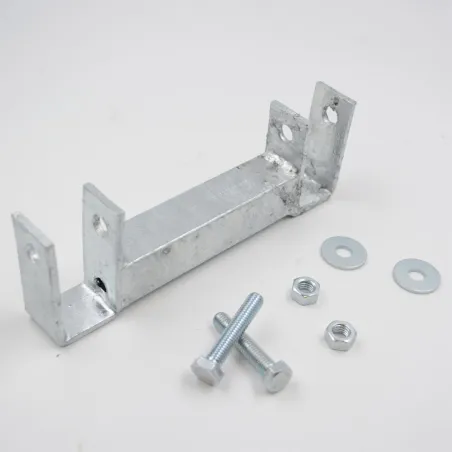 Fixation toiture chenil pour barre 25x25 mm - solide et durable