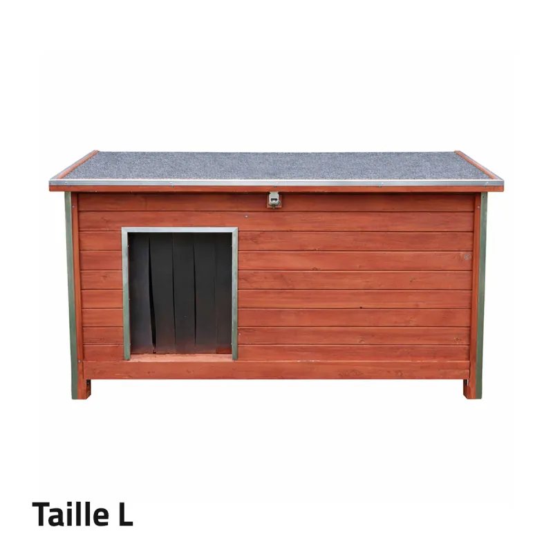 Niche en bois haute isolation 120x75x75cm - Épicéa 3 couches