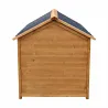 Niche chien en bois toit type chalet taille S 71 x 77 x 76 cm
