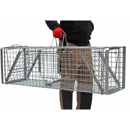 Cage-piège Hardy 3 ressorts 60° - Capture anti-nuisibles efficace