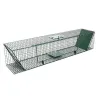 Piège US 2 entrées acier vert 125x26cm - fouines, martres