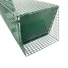 Piège US 2 entrées acier vert 125x26cm - fouines, martres