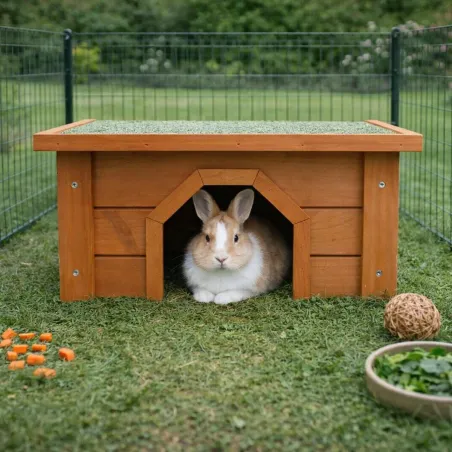 Nichoir universel en pin traité pour petits animaux