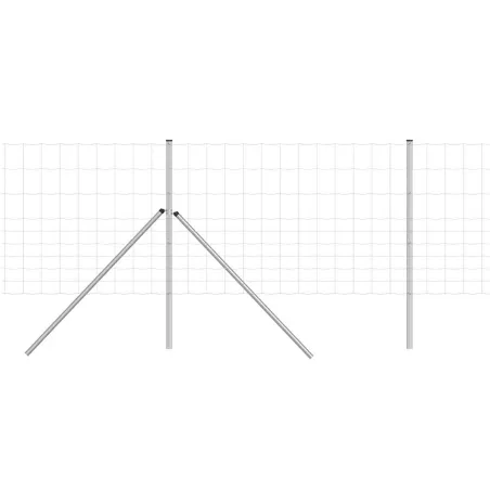 Grillage soudé galvanisé - Clôture légère et résistante