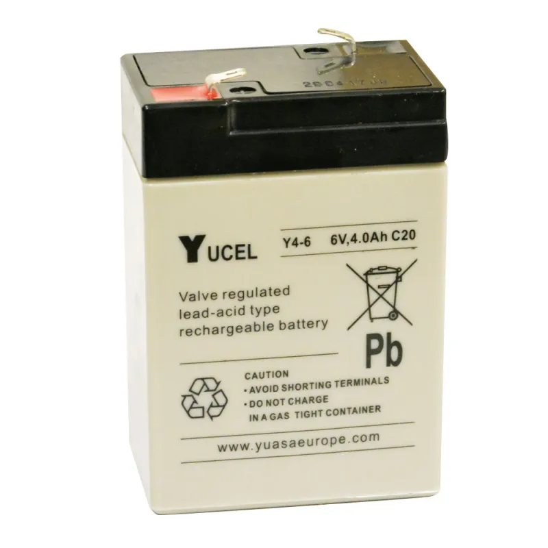 Pile 6V 4Ah rechargeable pour matériel d'élevage et jardin