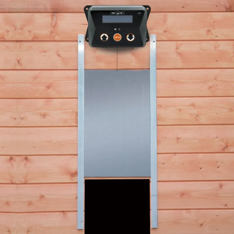 Porte automatique Breed Safe V2 pour poulailler 22x33 cm