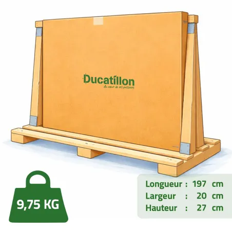 Brande de bruyère naturelle Largeur 5 m Hauteur 1.95 m - occultation naturelle