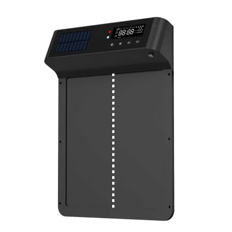 Portier solaire autonome avec télécommande et appli