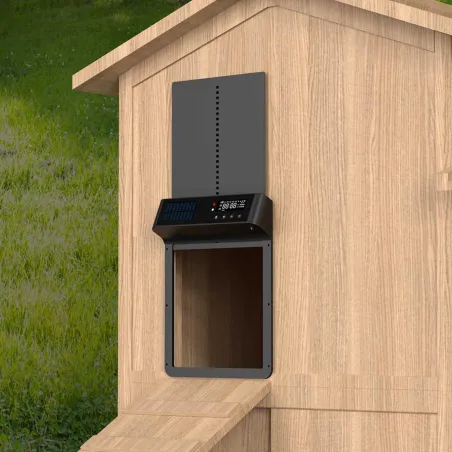 Portier solaire autonome avec télécommande et appli