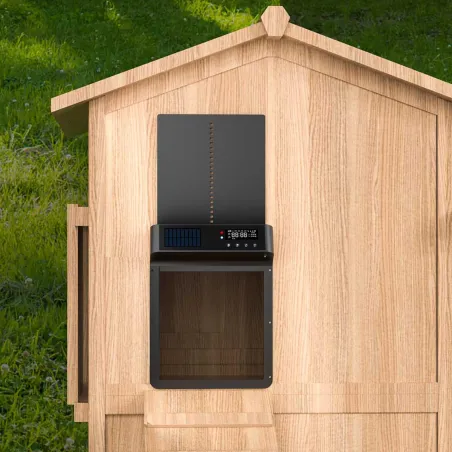 Portier solaire autonome avec télécommande et appli