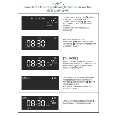 Portier solaire autonome avec télécommande et appli