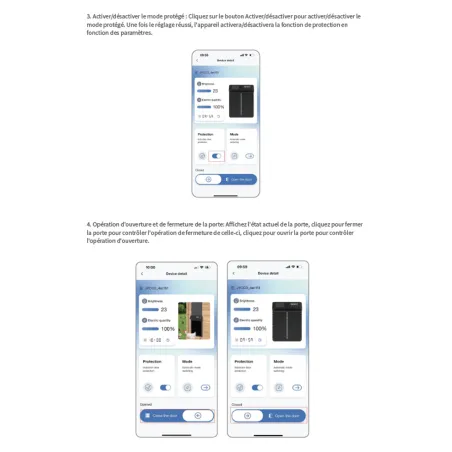 Portier solaire autonome avec télécommande et appli