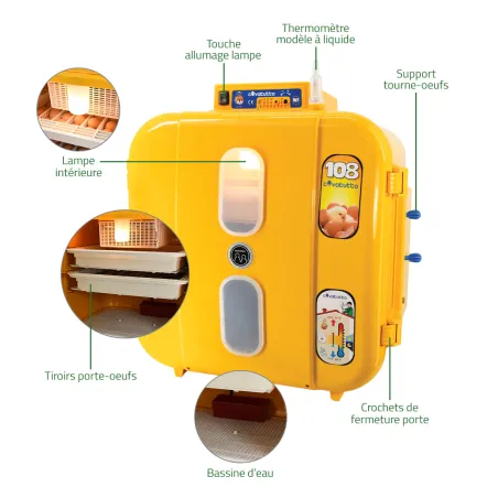 Couveuse Novital Covatutto 108 - Incubation semi-auto