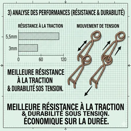 Kit 10 pièges à taupes Putange en acier cuivré + pince