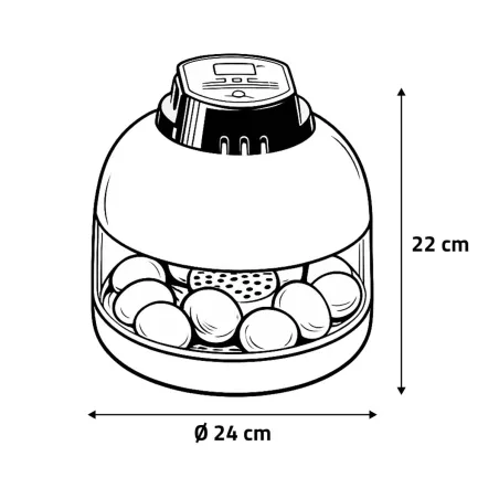 Couveuse manuelle 12 œufs pour débutants