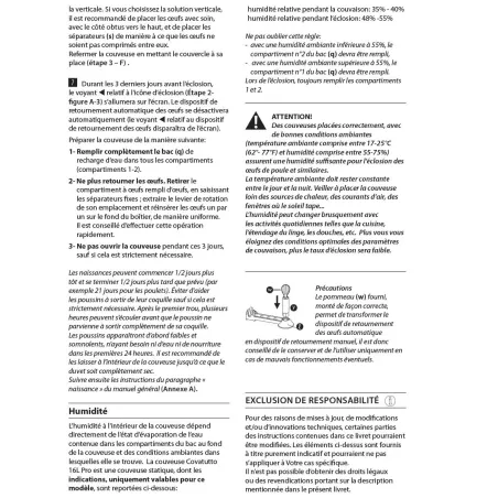 Couveuse auto Novital Covatutto 16L Pro - Élevage précis