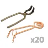 Kit 20 pièges à taupes Putange + pince en acier cuivré