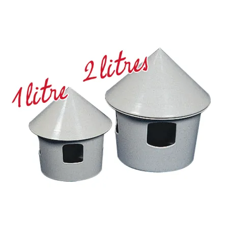 Abreuvoir 2L pour pigeons en plastique anti-perchage