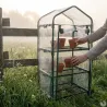 Mini-serre 3 étages 50x45x105cm pour jardin et élevage