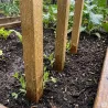 Tuteurs bois 120 cm pour tomates - Lot de 10
