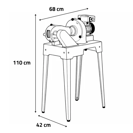 Plumeuse à sec Senesi® Zippy - Plumage rapide et hygiénique