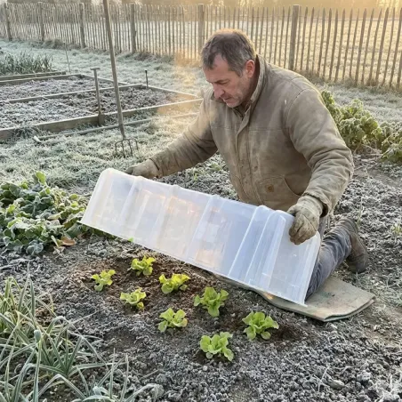 Tunnel de forçage 1,05m - Serre mini potager 40cm