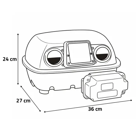 Couveuse auto Egg Tech SUPER 12 œufs multi-espèces