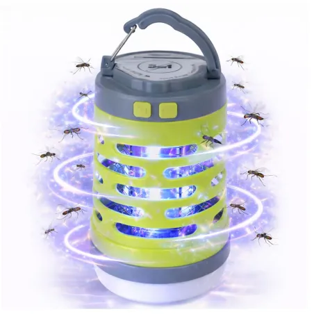 Lanterne UV 3-en-1 anti-moustiques rechargeable USB-C