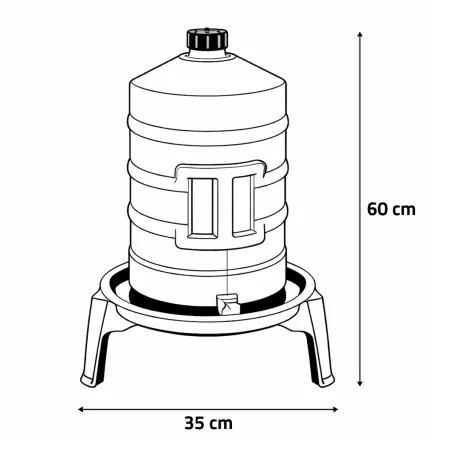 Abreuvoir 20L Novital - Pratique pour volailles