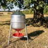 Abreuvoir galvanisé 30L sur pieds pour volailles