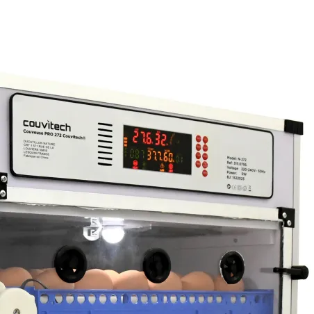 Couveuse PRO Couvitech® 272 œufs - Automatisée & Haute Performance