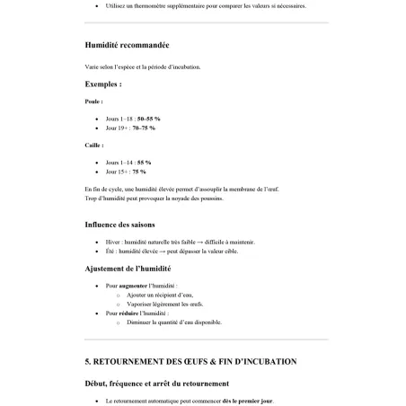 Couveuse PRO Couvitech® 272 œufs - Automatisée & Haute Performance