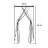 Rideau magnétique anti-insectes 220 cm pour portes