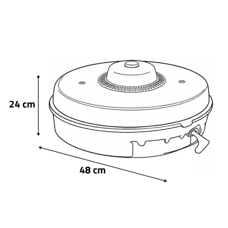 Couveuse manuelle 70 œufs Puisor IO-102 TH à thermostat fixe